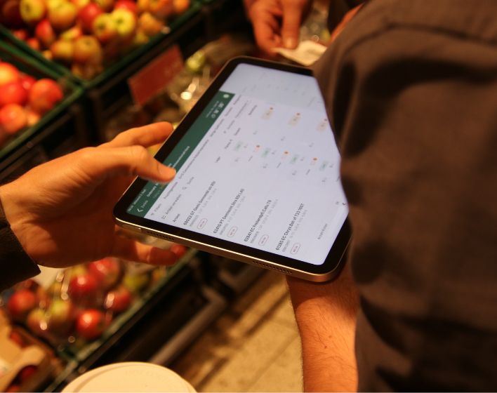woman in supermarket