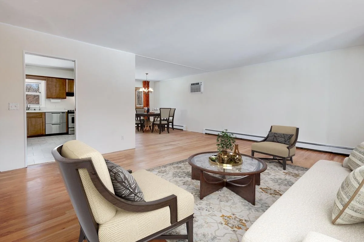Same room with virtual staging