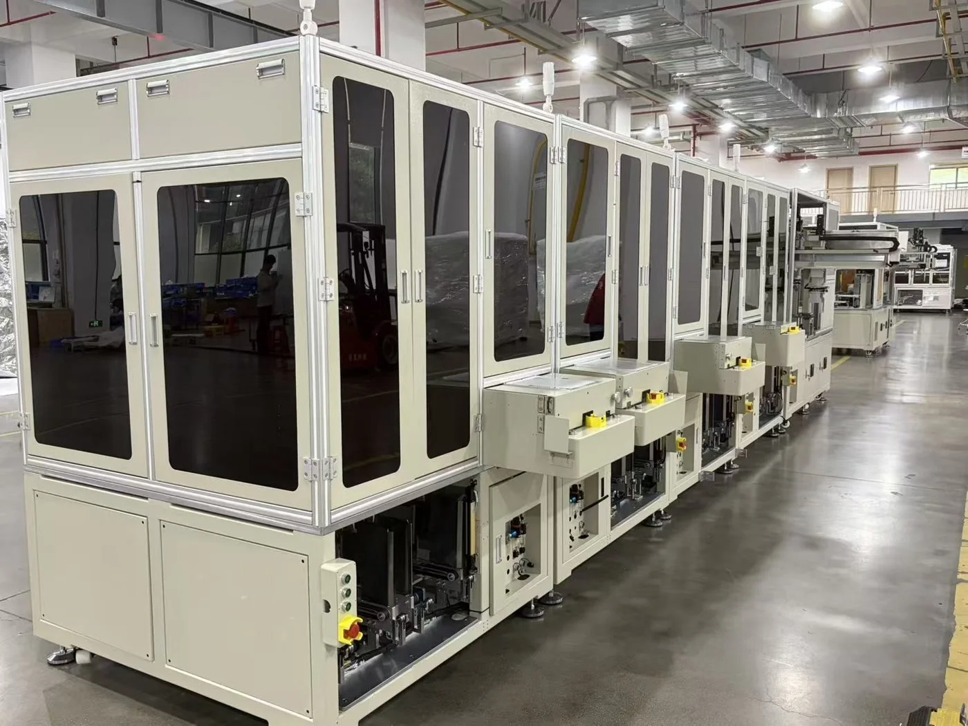 6-station automated brazing line