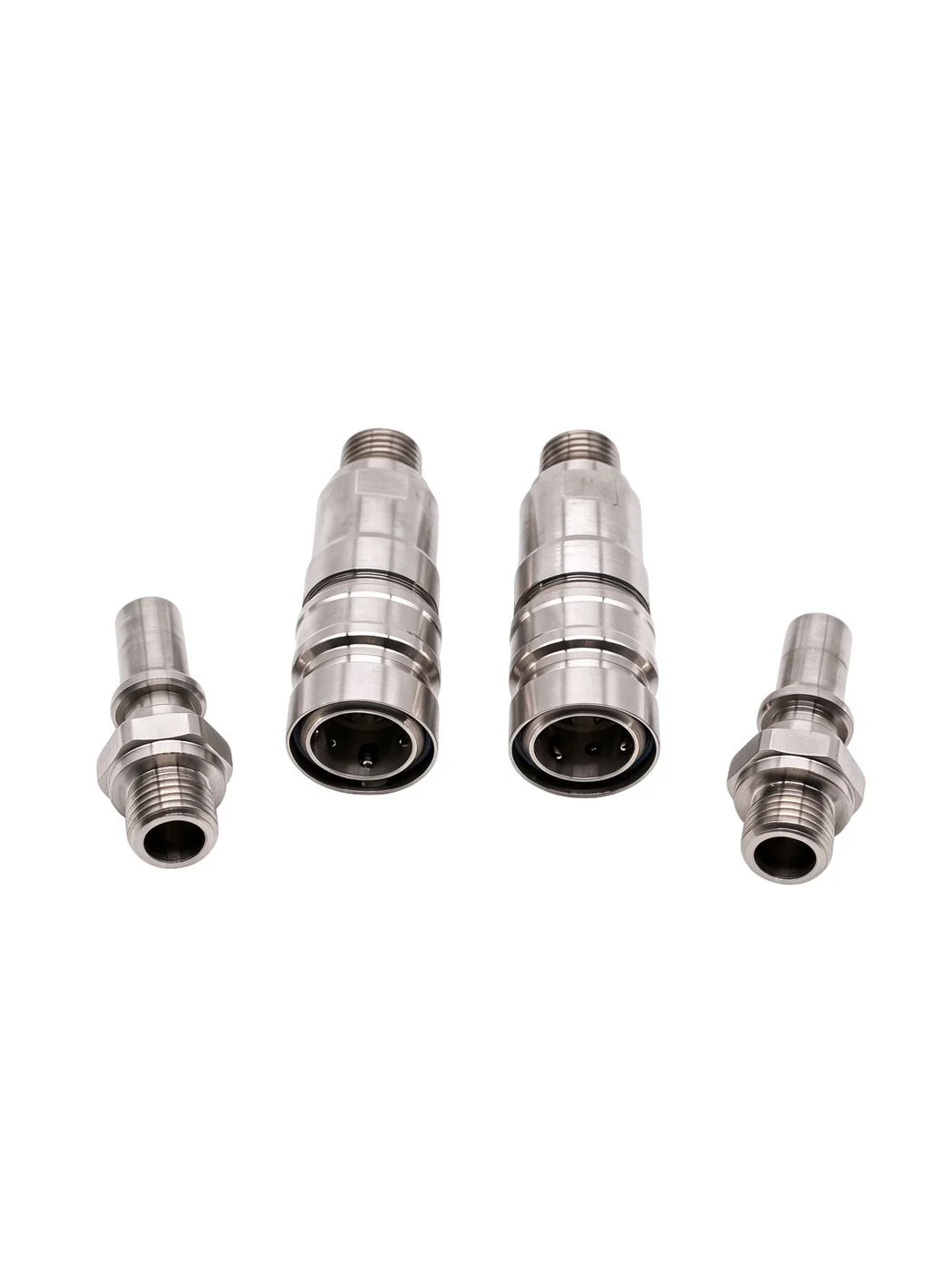 Metal quick disconnect couplings