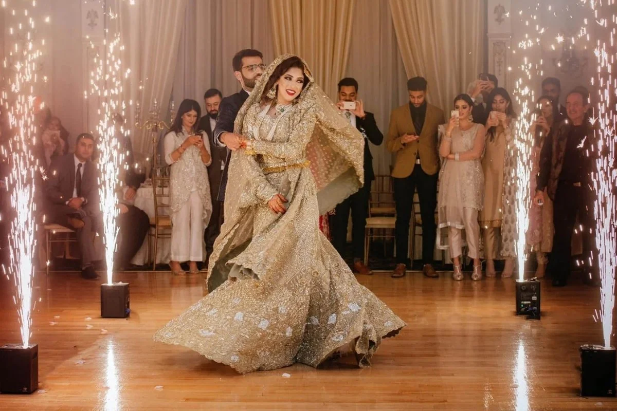 South Asian wedding celebration at Château Le Jardin in Vaughan