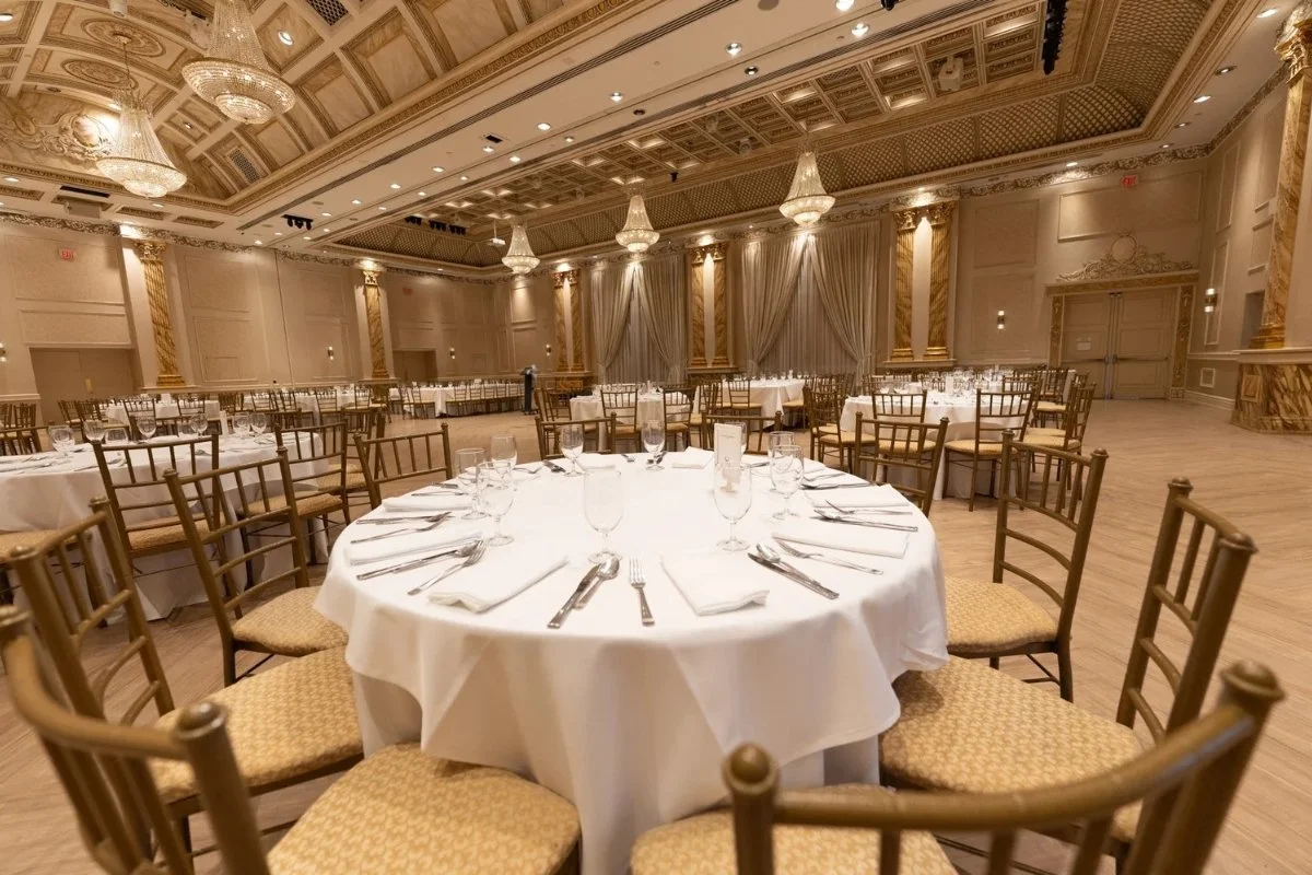 The East Wing ballroom at Château Le Jardin in Vaughan
