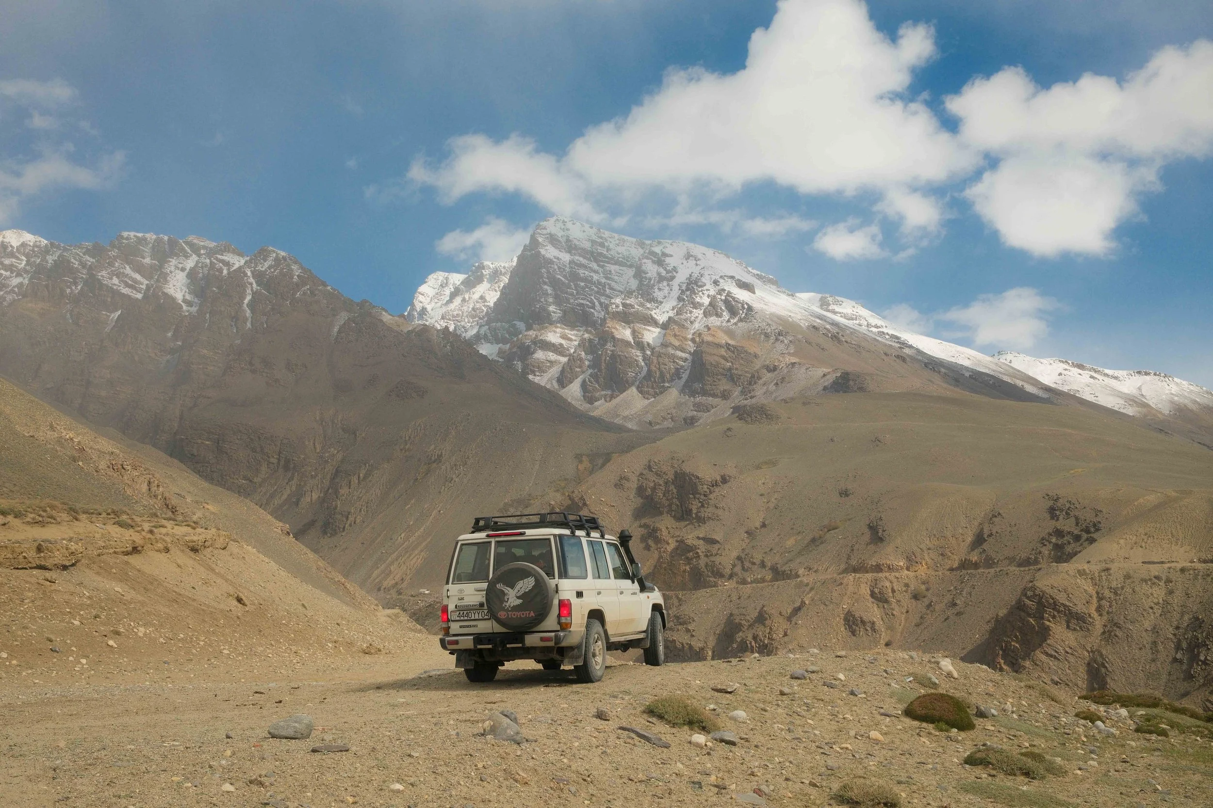 Central Asian mountain landscape, illustrative image
