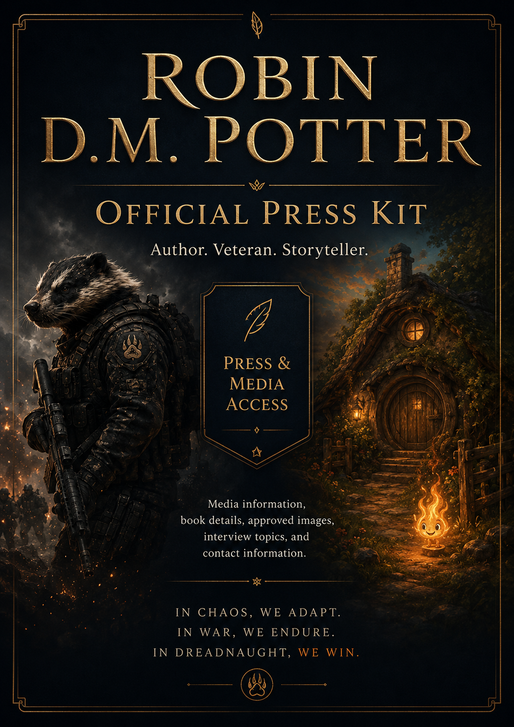 Robin D.M. Potter press kit cover