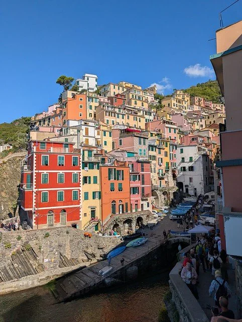 Colorful European architecture