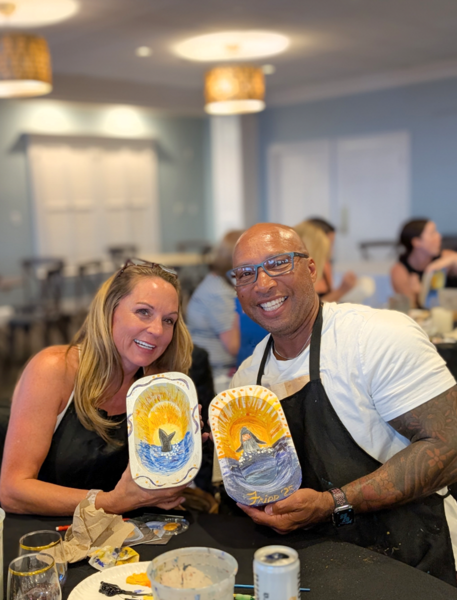 Guests enjoying a Create With Camilla workshop