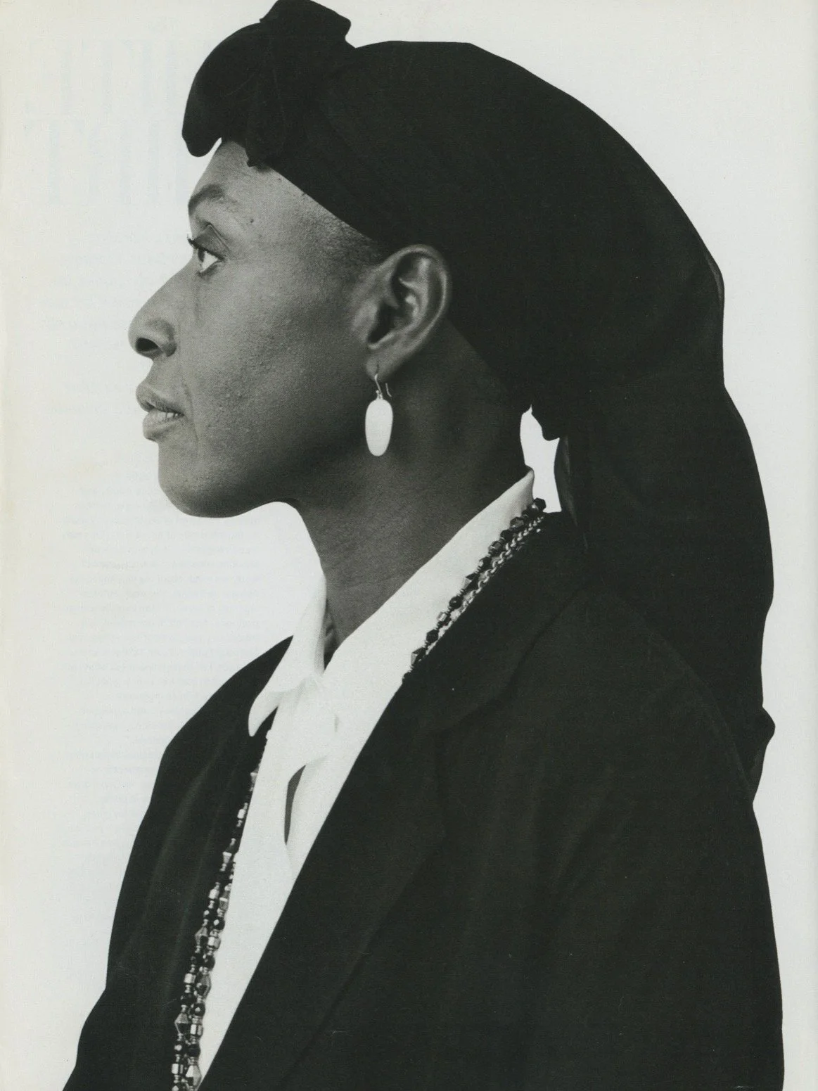 Mirabella, July 1990, photographed by Brigitte Lacombe