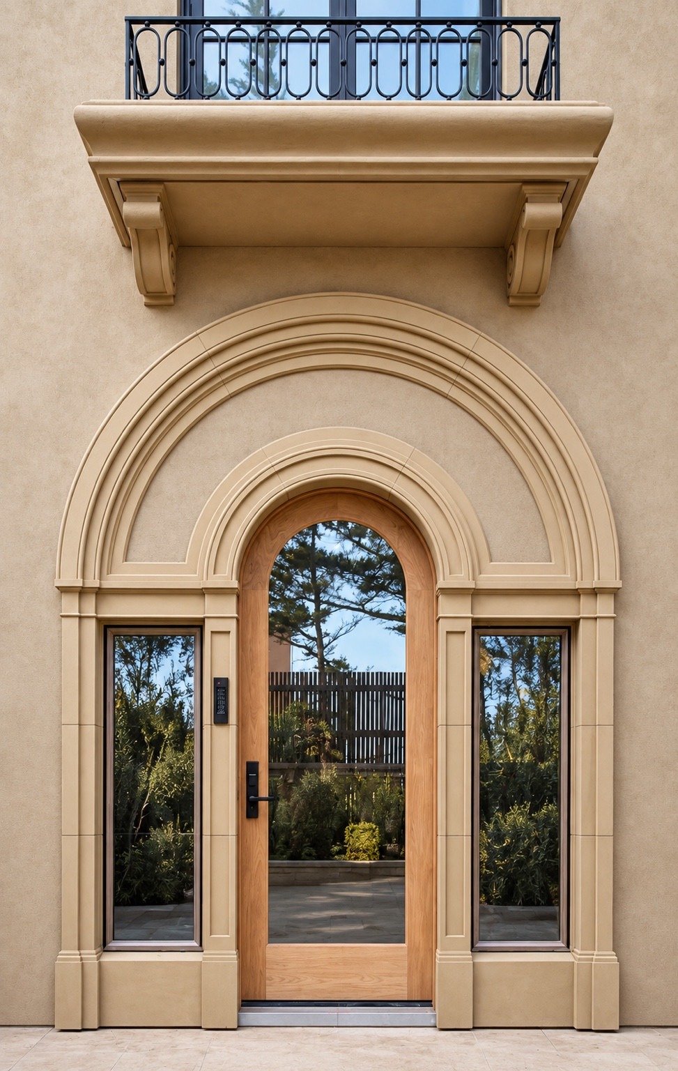Arched GFRC Entryway