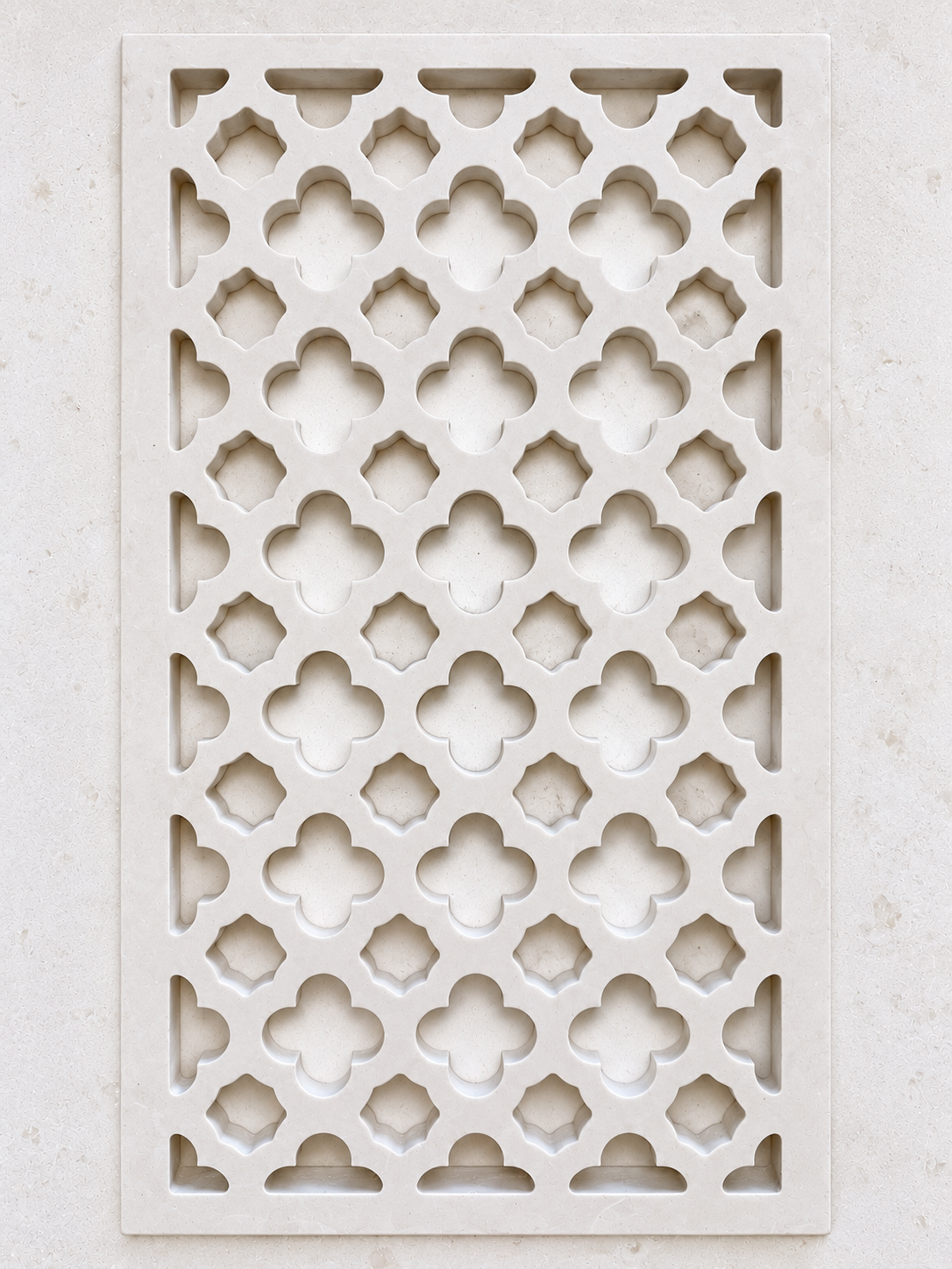 Custom plaster HVAC grille