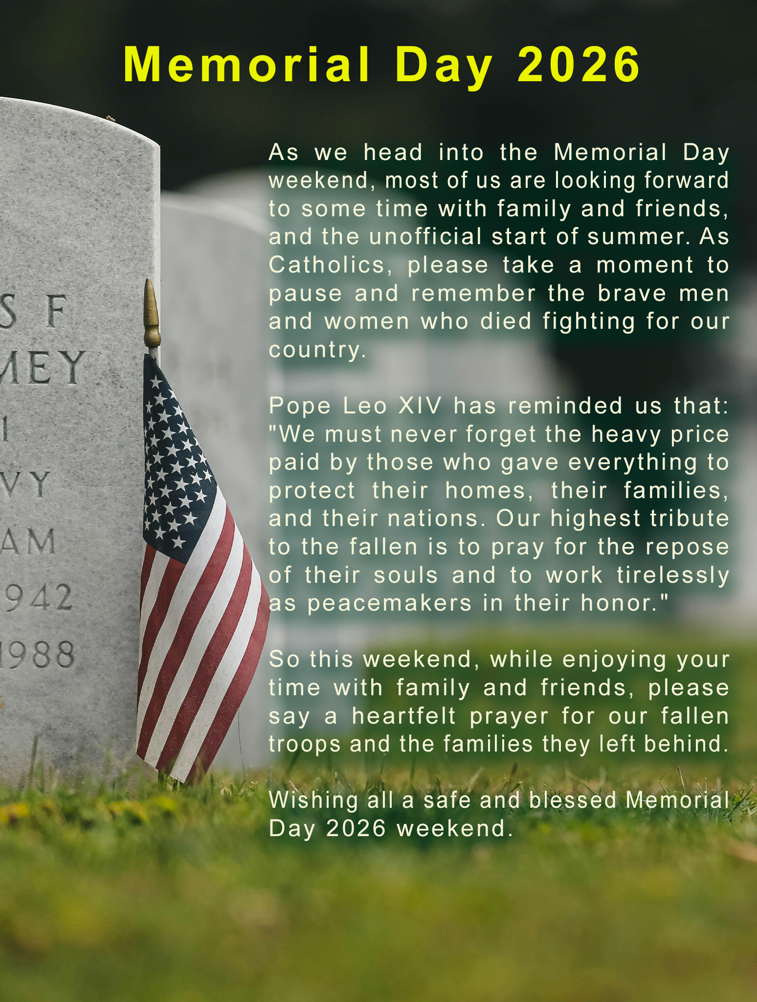 Memorial Day Remembrance