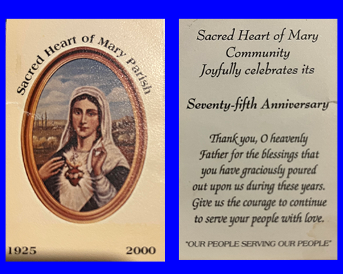 75th Anniversary of Sacred Heart of Mary Catholic Church