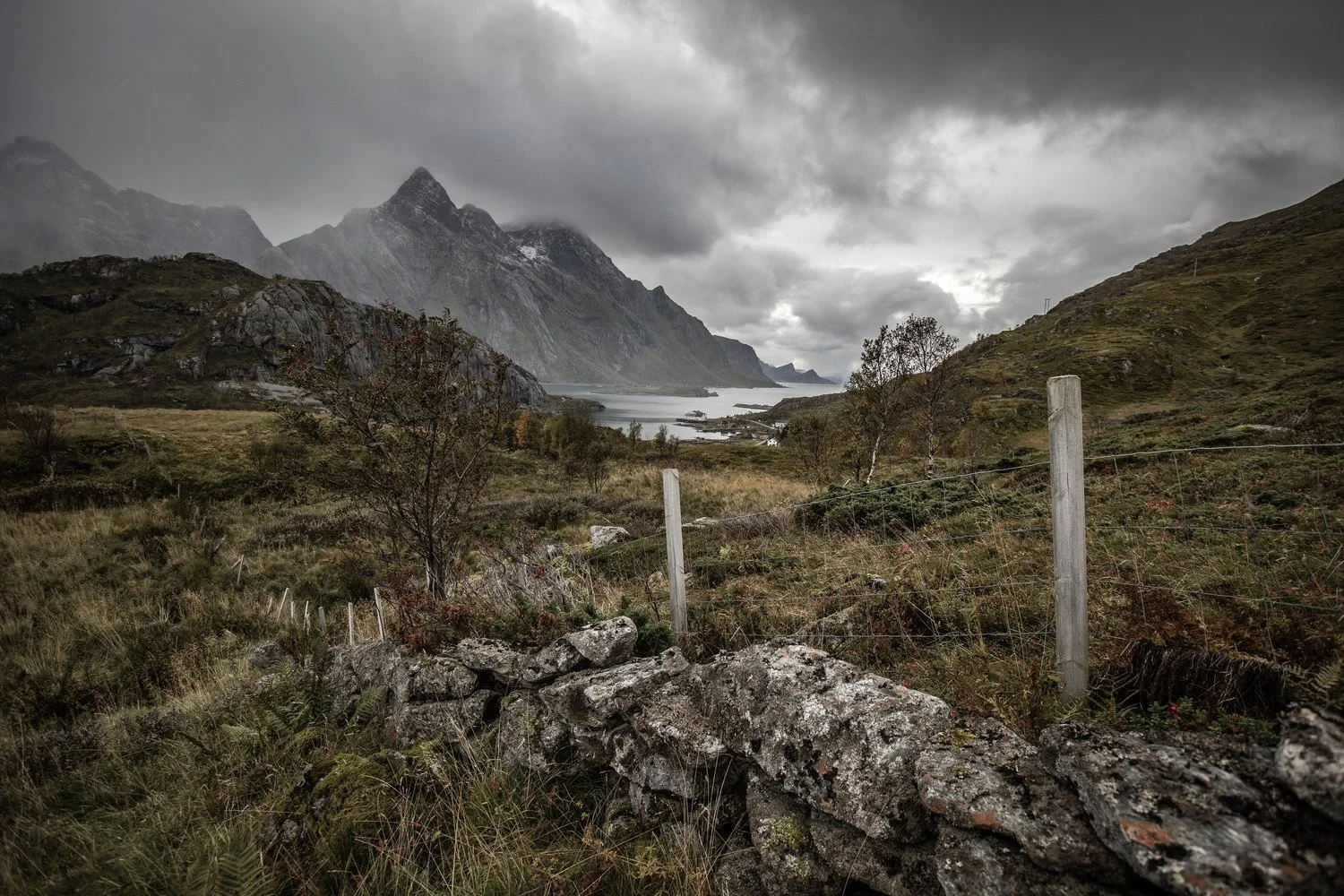 A trail through the Norwegian mountains