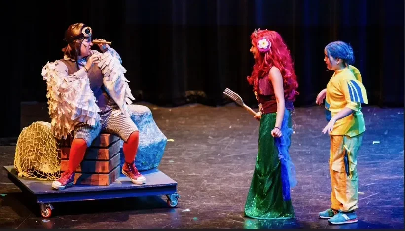 Children's theater production of The Little Mermaid