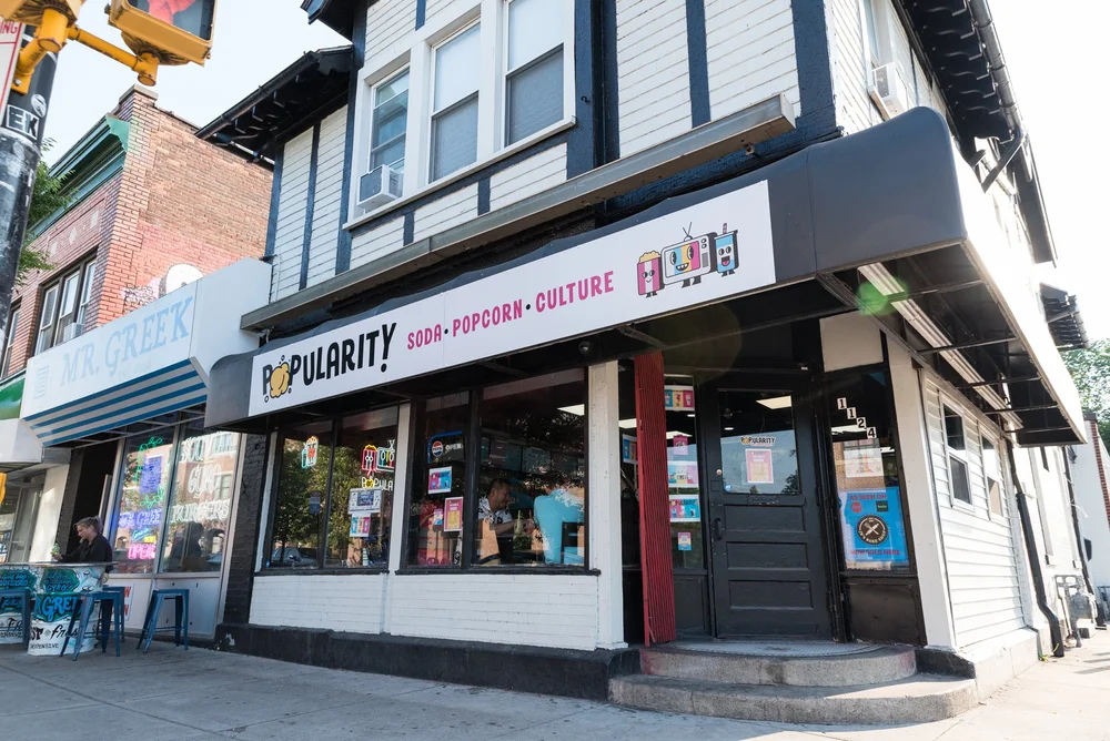 The POPularity! storefront at 1124 Elmwood Avenue, Buffalo