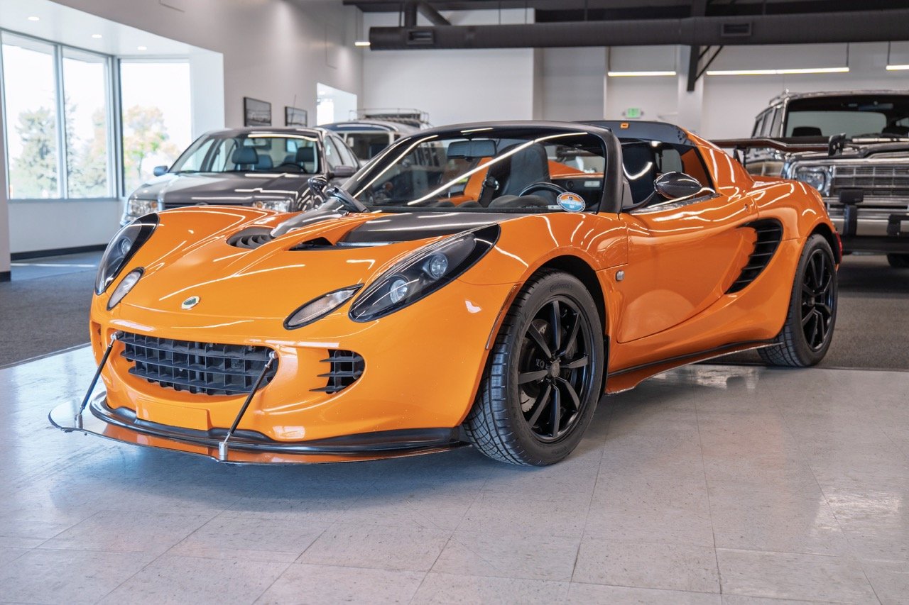 Black sports car in the Limited Auto Repair shop