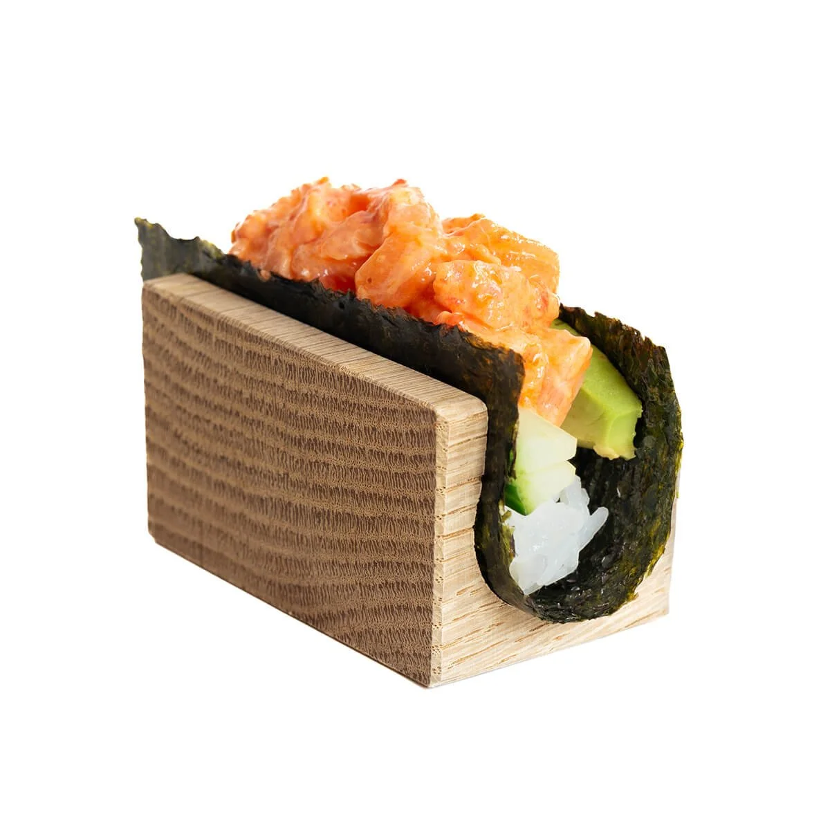 SPICY SALMON TEMAKI