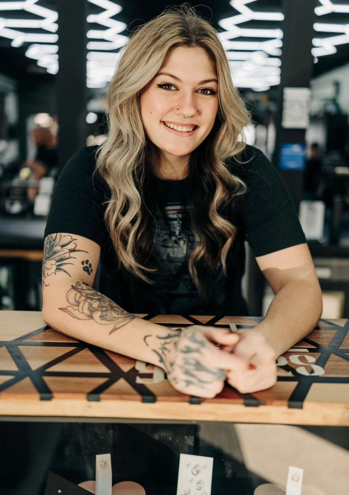 Paige tattoo artist at Social Graces Tattoo Studio in Ohio