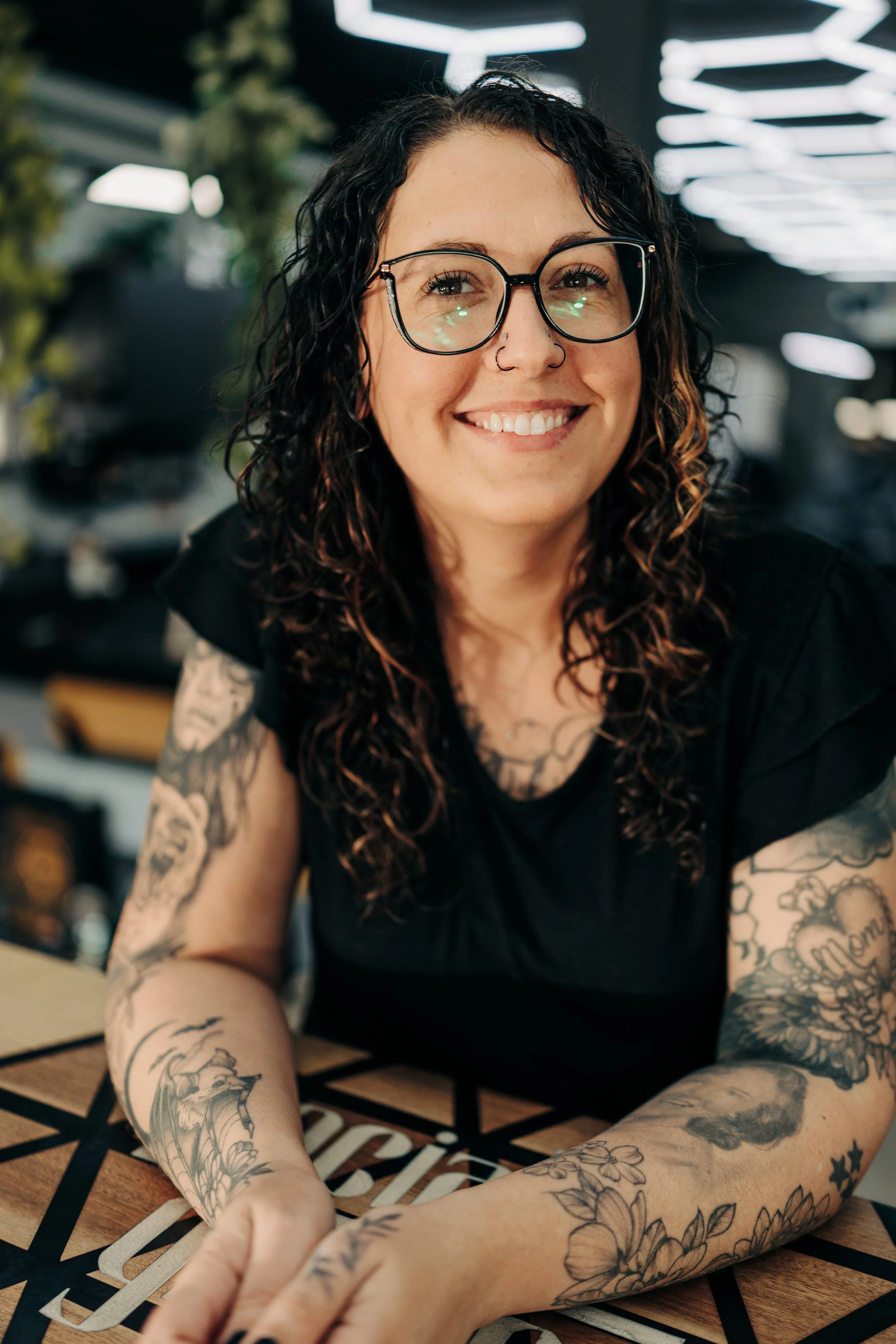 Brandi tattoo artist at Social Graces Tattoo Studio Miamisburg Ohio