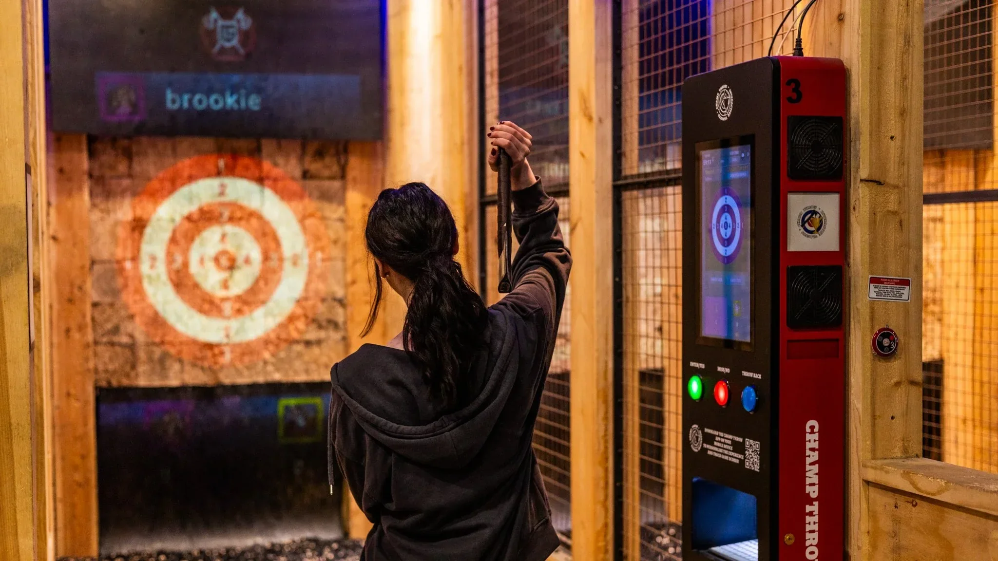 Lane 3 at Game of Throwing London, Hammersmith