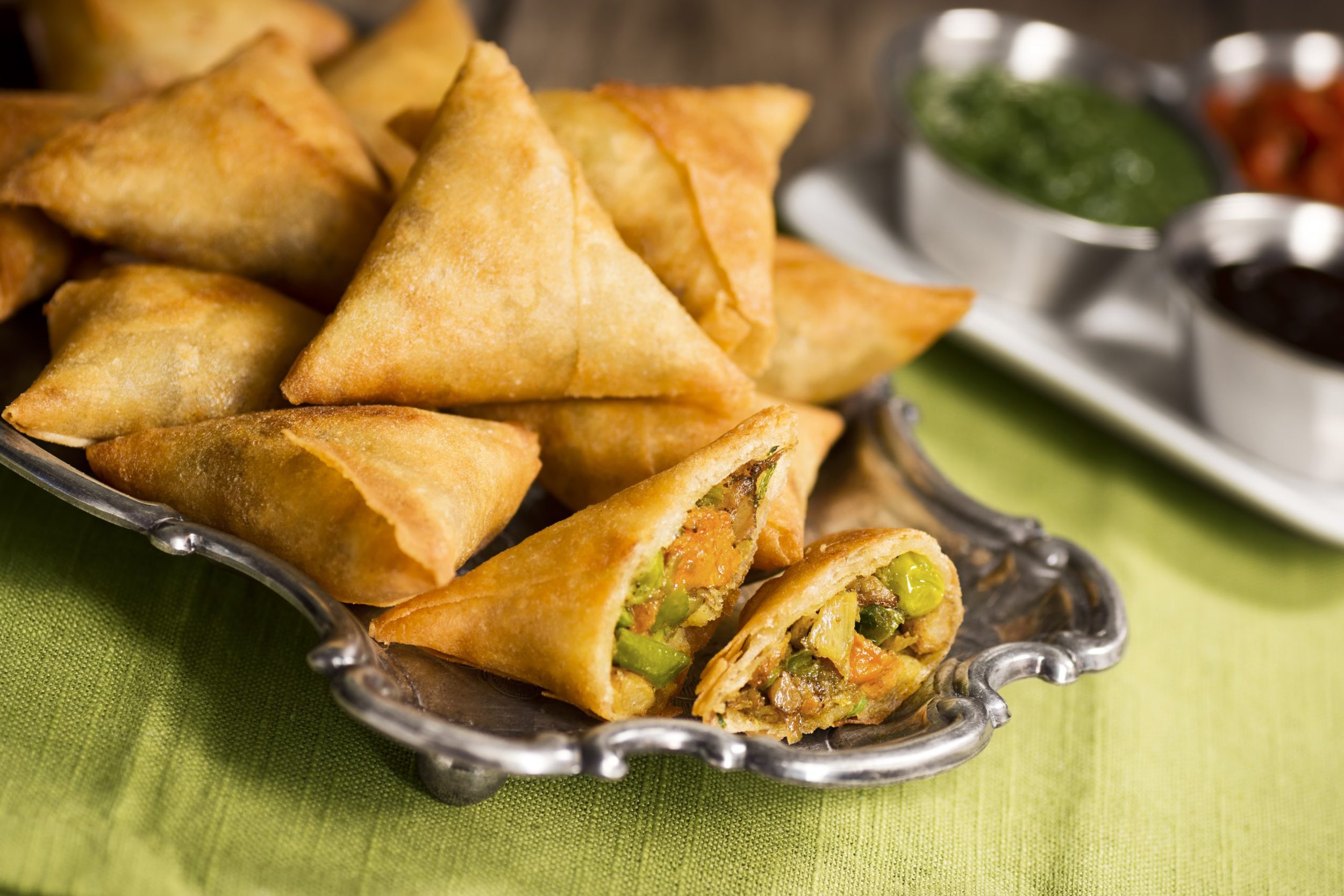 Beef samosas