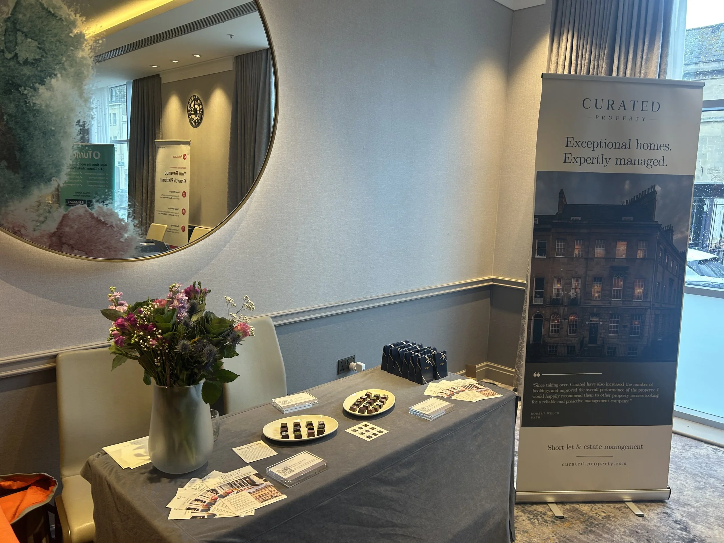 James Cornwell of Curated Property speaking at the Host Planet Roadshow in Bath