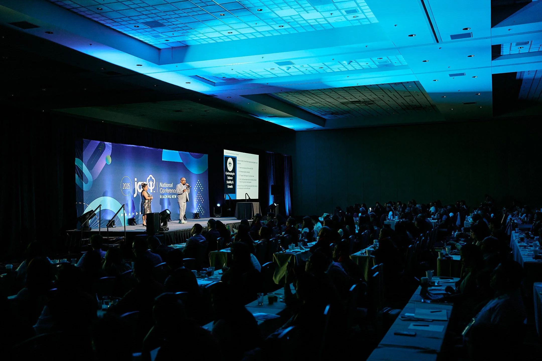 JAR National Conference audience and stage