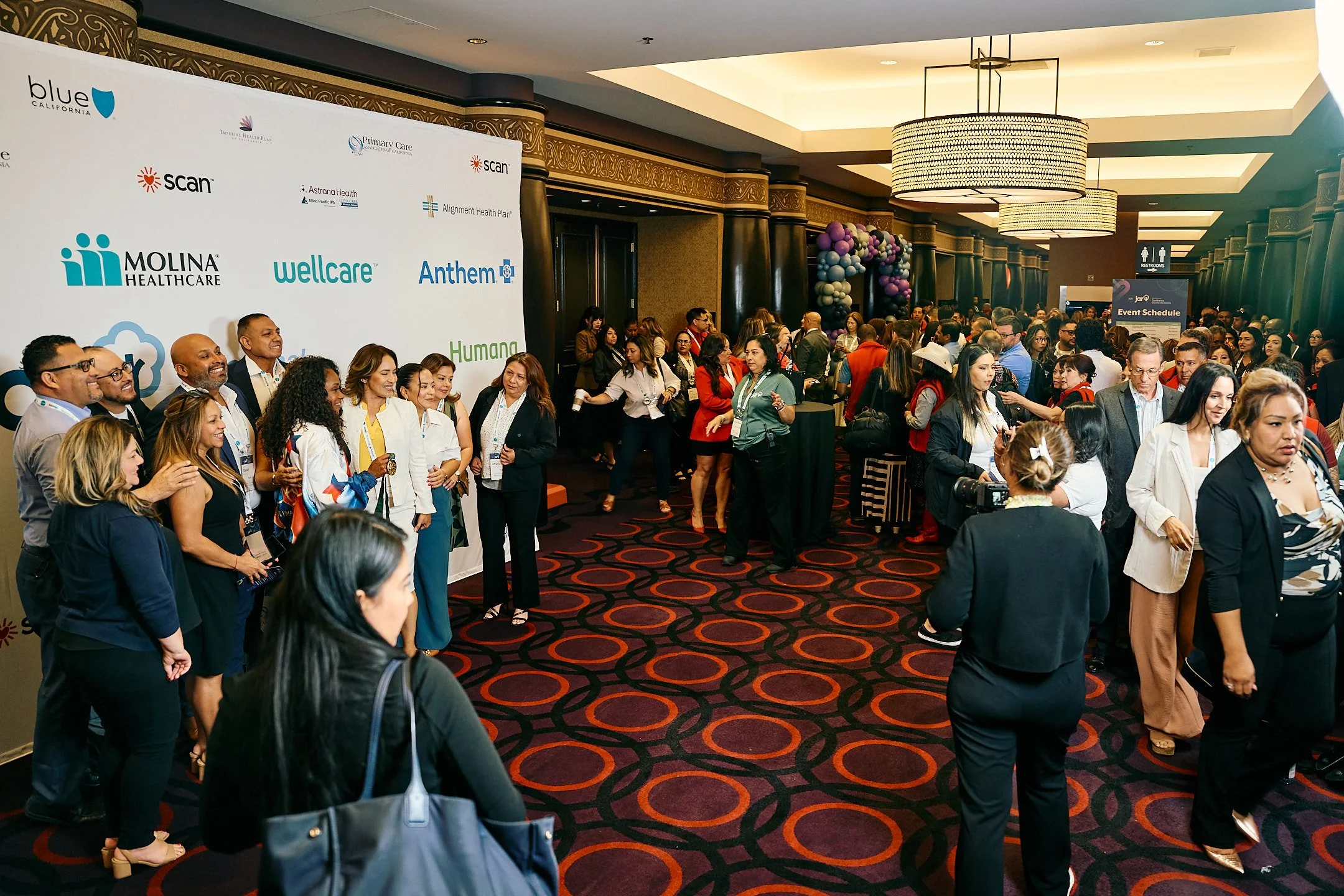 Conference attendees seated