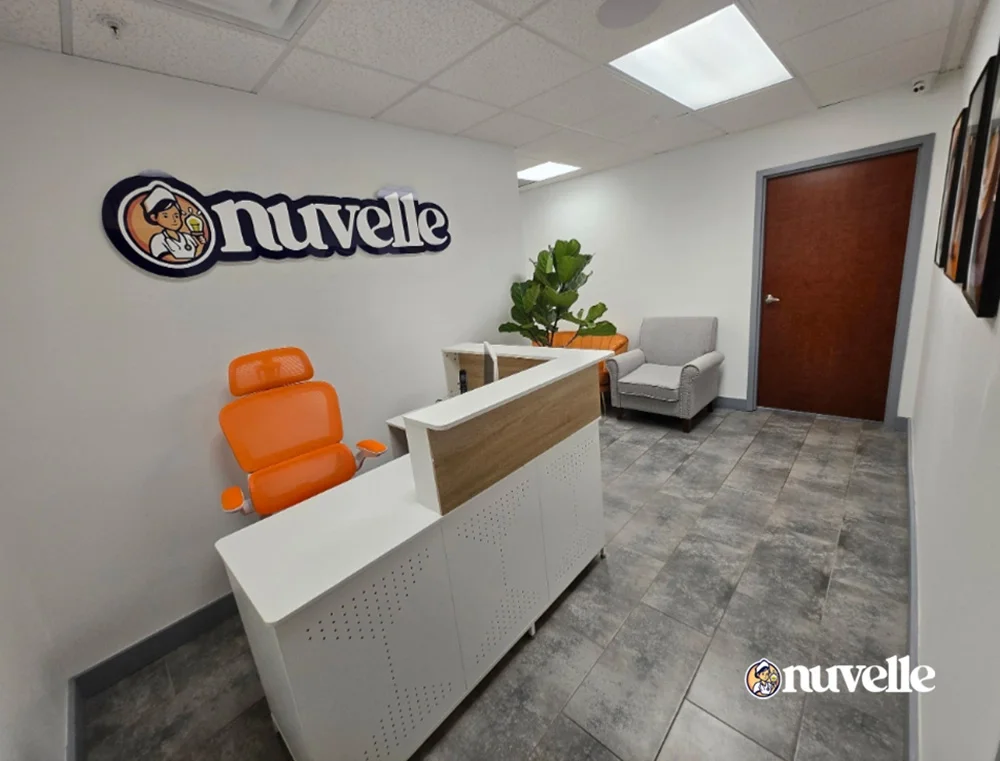 Nuvelle Coral Springs lobby and reception area