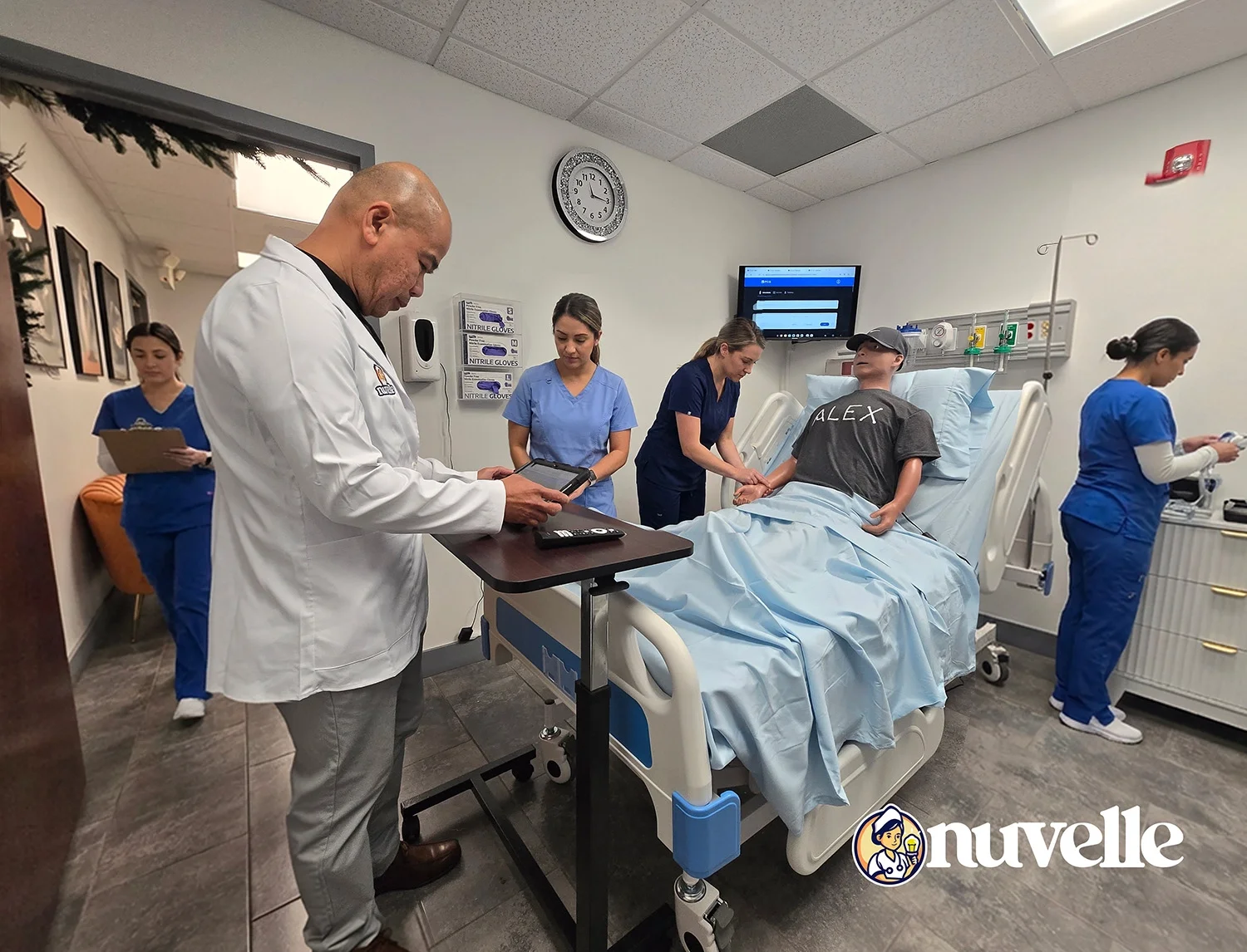 Nuvelle simulation lab for nursing remediation and clinical judgment practice