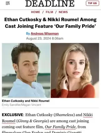 Deadline article image for Ethan Cutkosky and Nikki Roumel