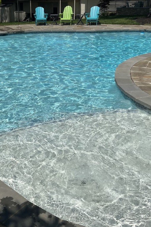 Pool opening after cleaning