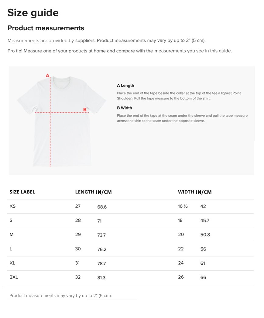 Size Guide