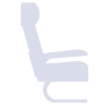 airplane seat icon grayed out