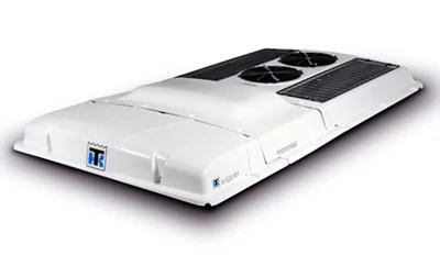 Thermo King V-520 rooftop refrigeration system installed on vehicle