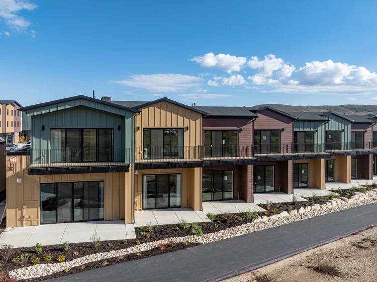 Townhomes at Studio Crossing in fall