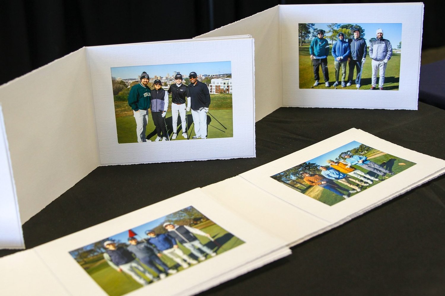 Framed foursome photos