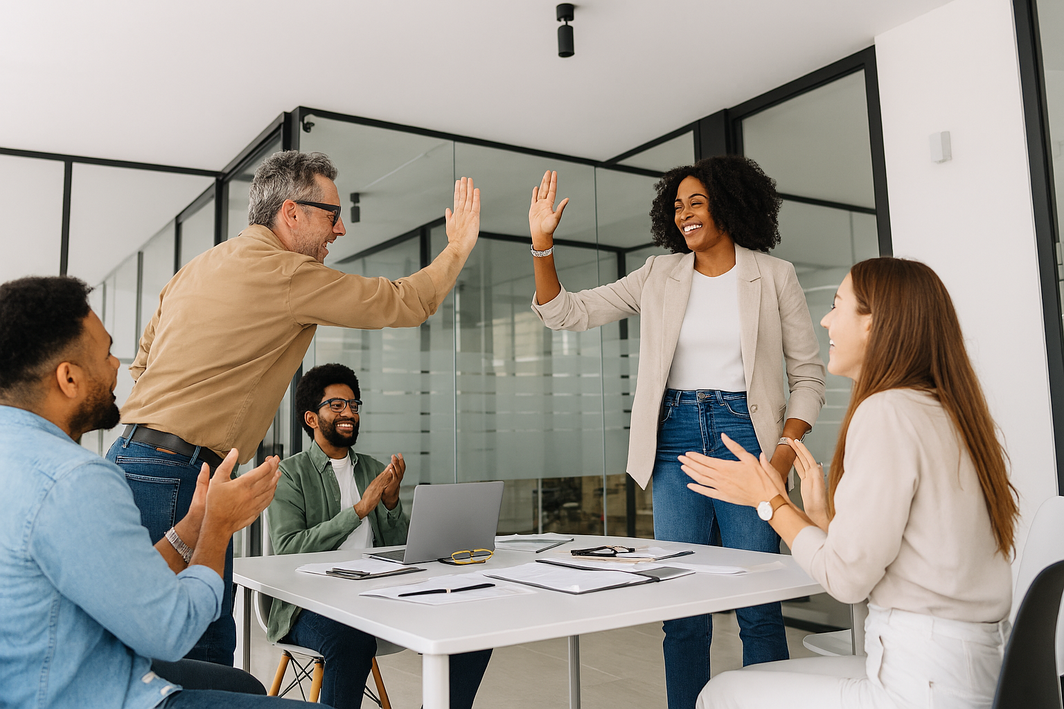 Infrastructure professionals collaborating and leading delivery