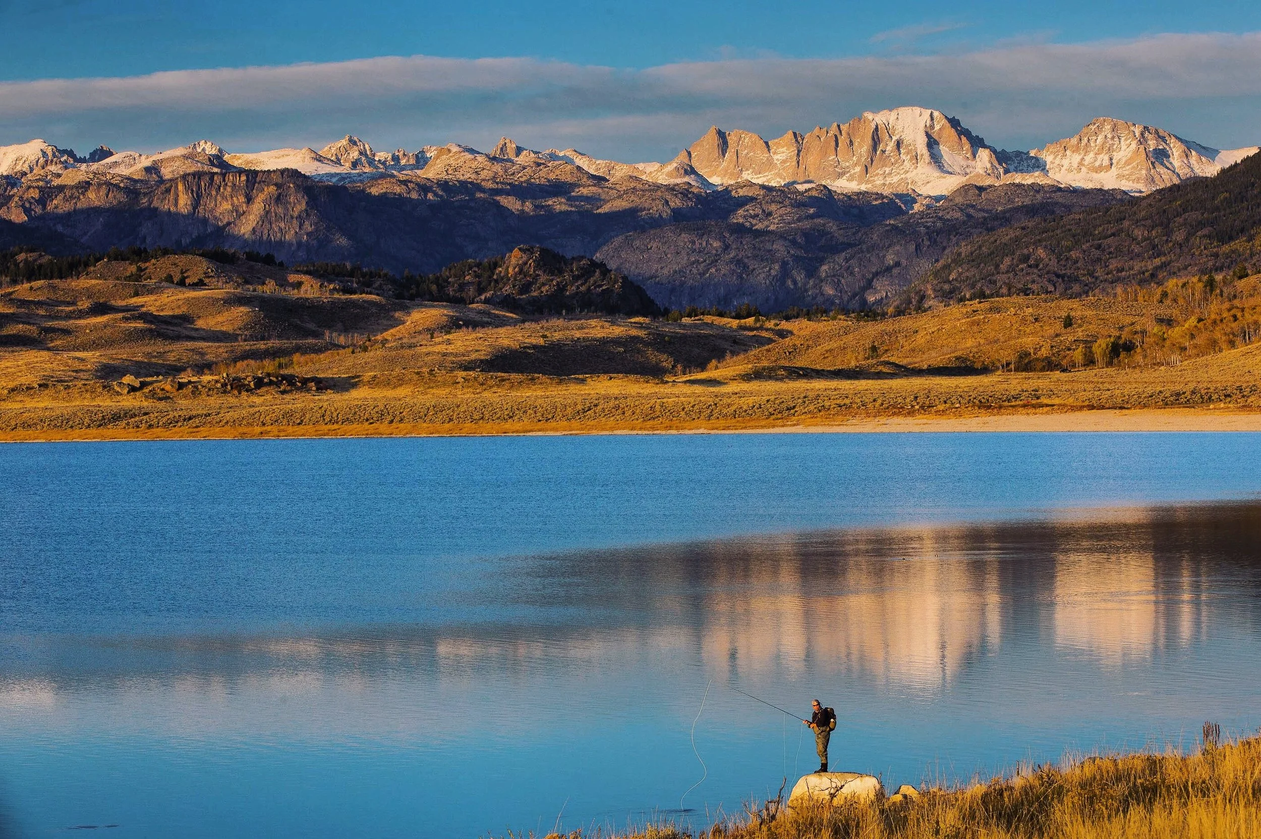 Quiet moments along a remote Wyoming trout stream
