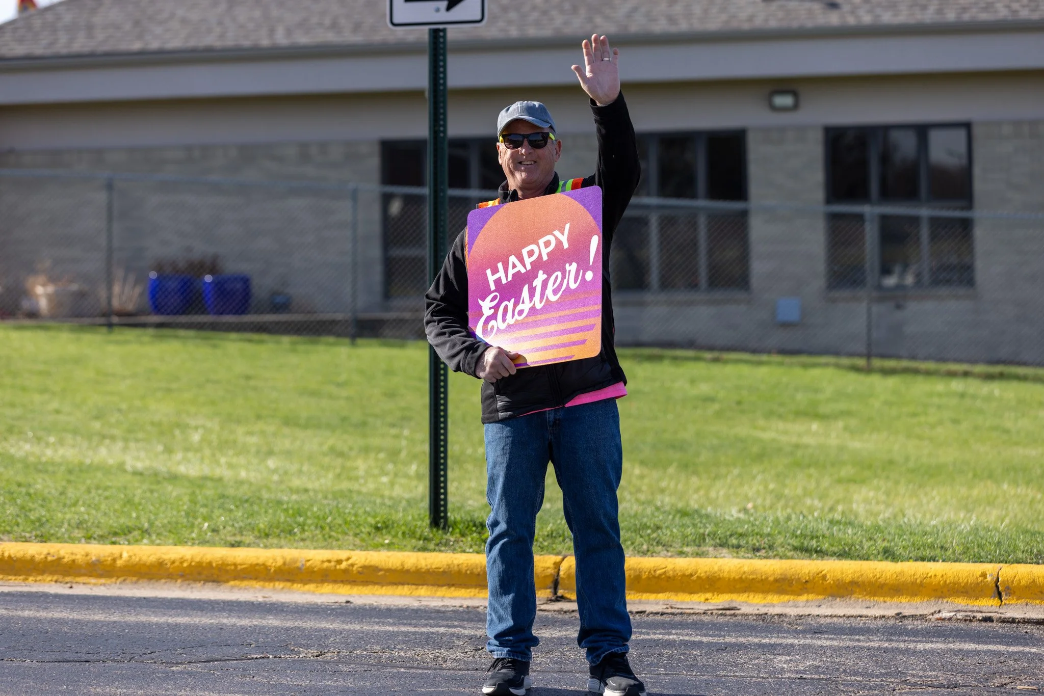People chatting over coffee in the lobby