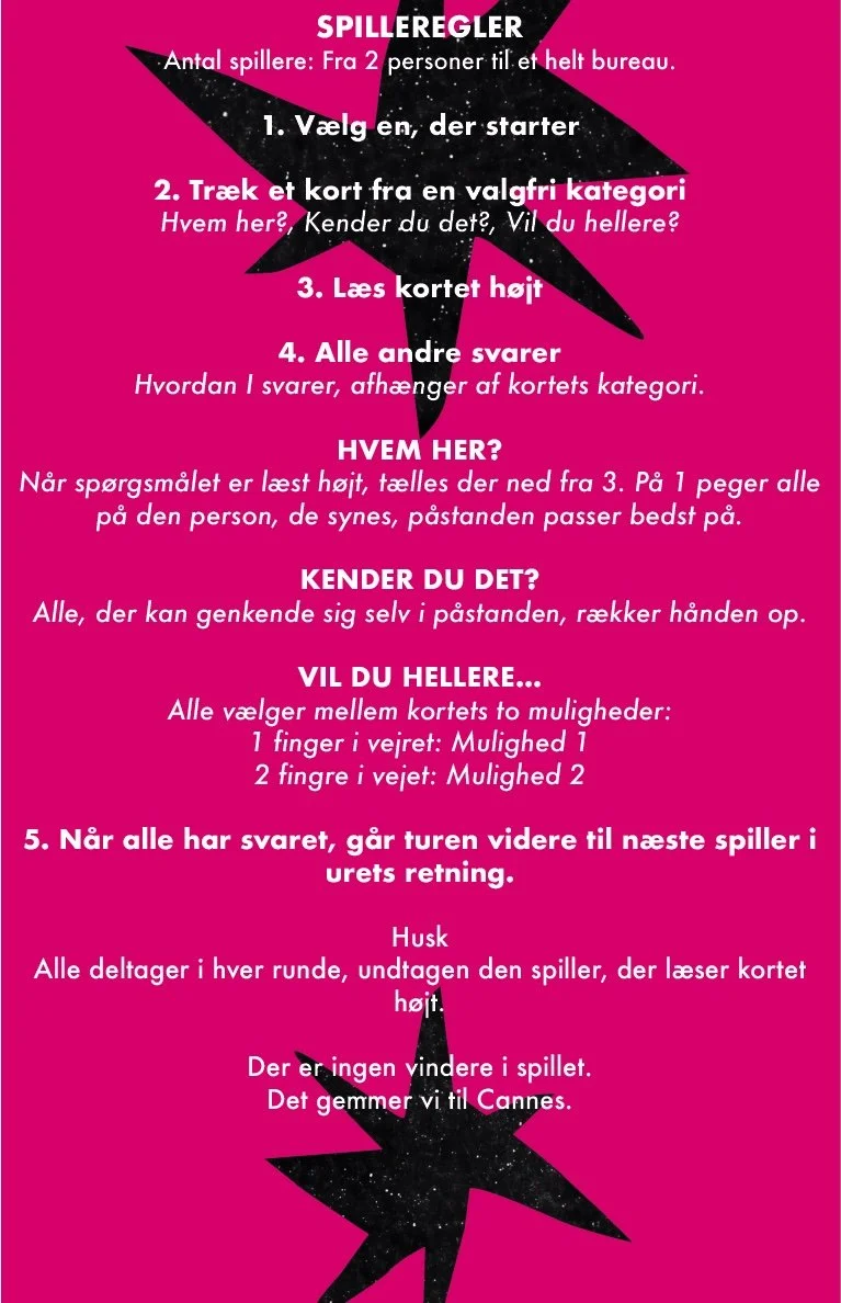 Normale spilleregler
