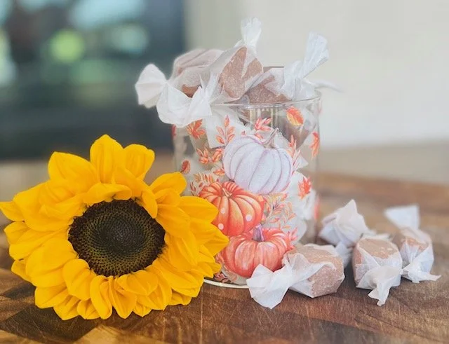 Pumpkin Spice Caramels