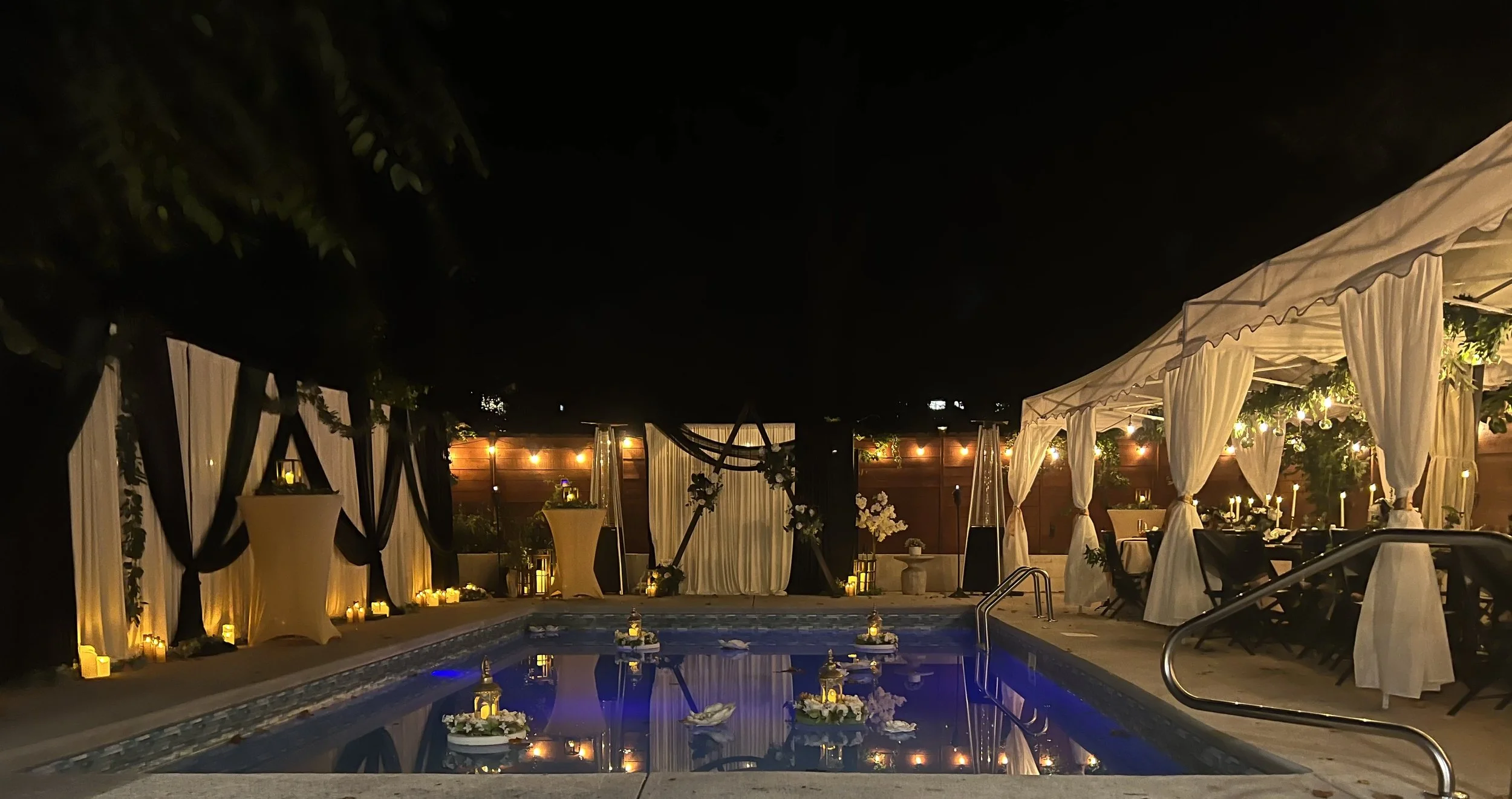 Hill House pool, daytime
