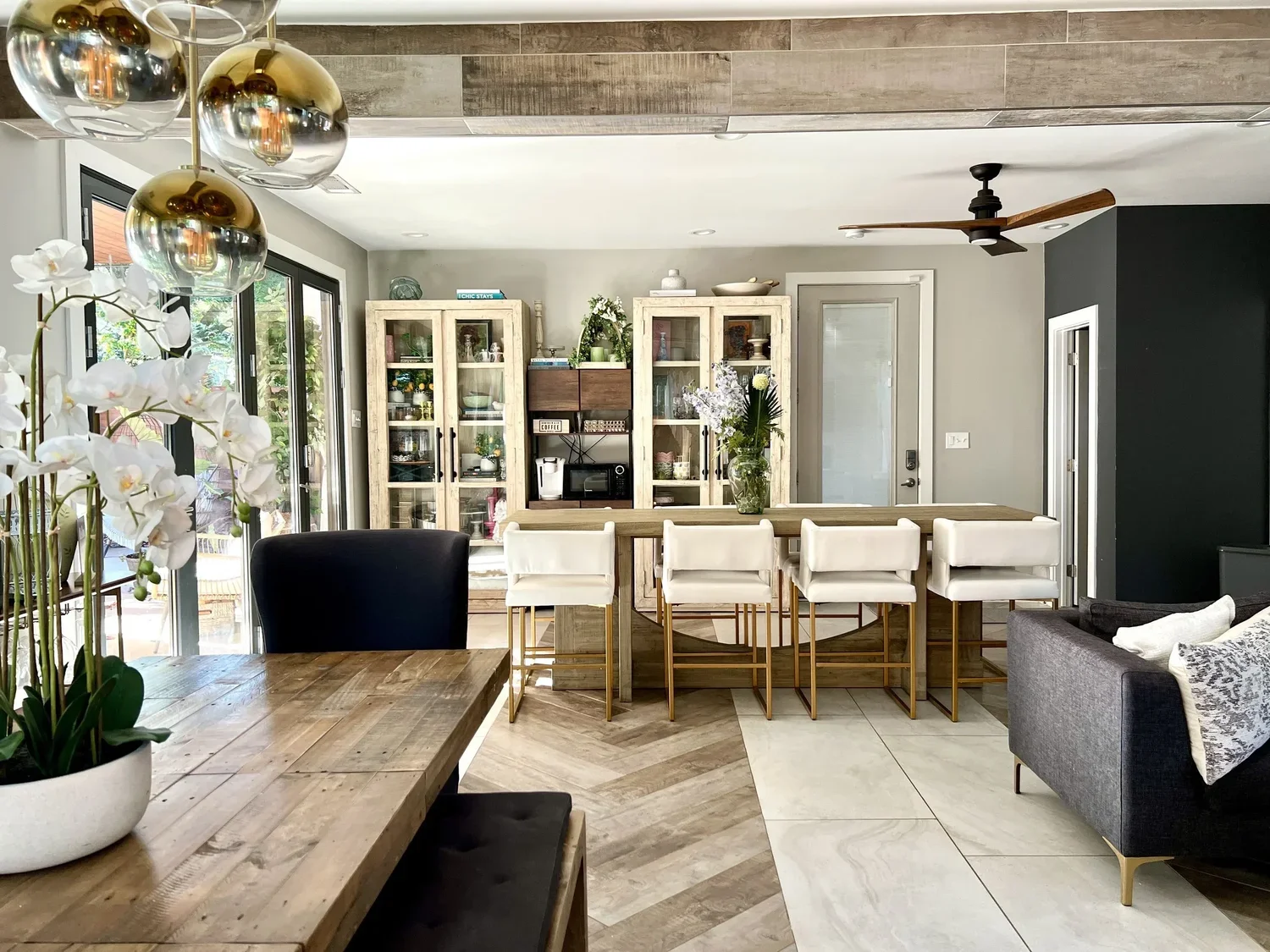 Indoor dining area at Hill House