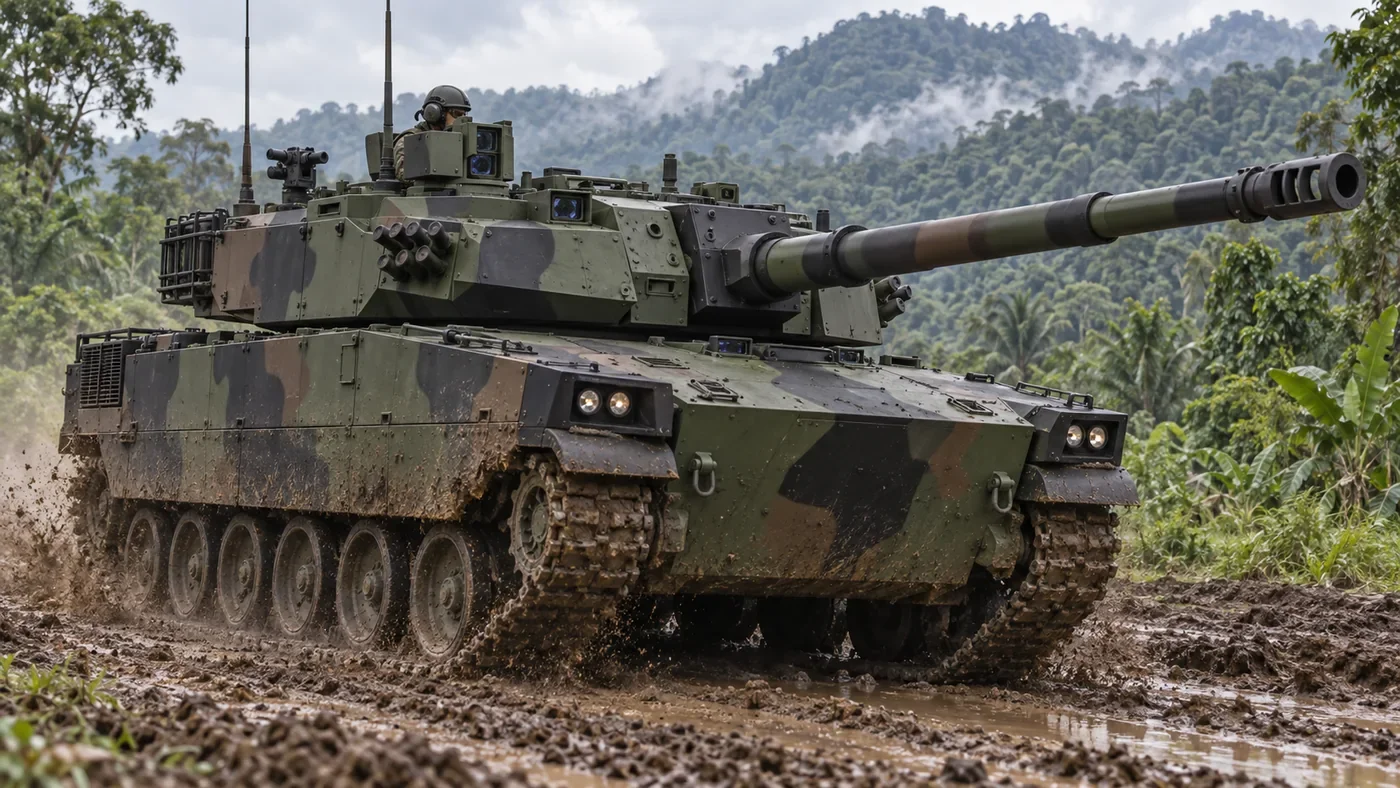 Harimau medium tank; MPR illustration