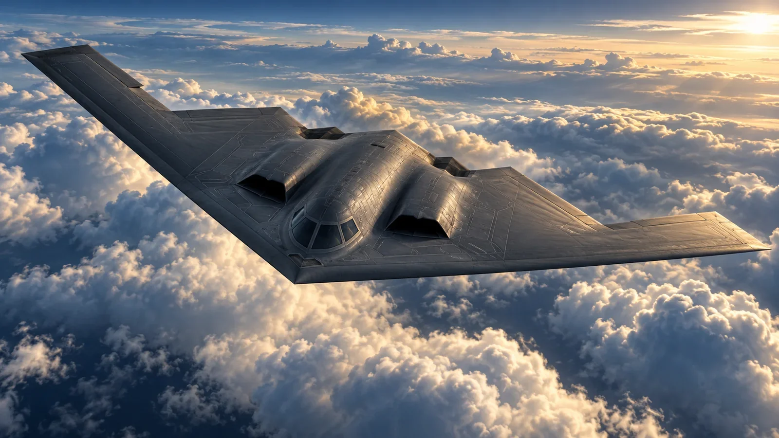 B-2 Spirit stealth bomber illustration