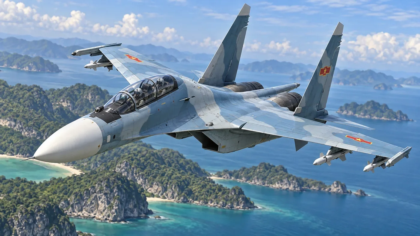 MPR illustration of Su-30MK2 multirole fighter