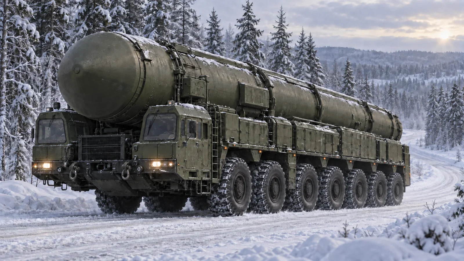 RS-24 Yars strategic missile system illustration