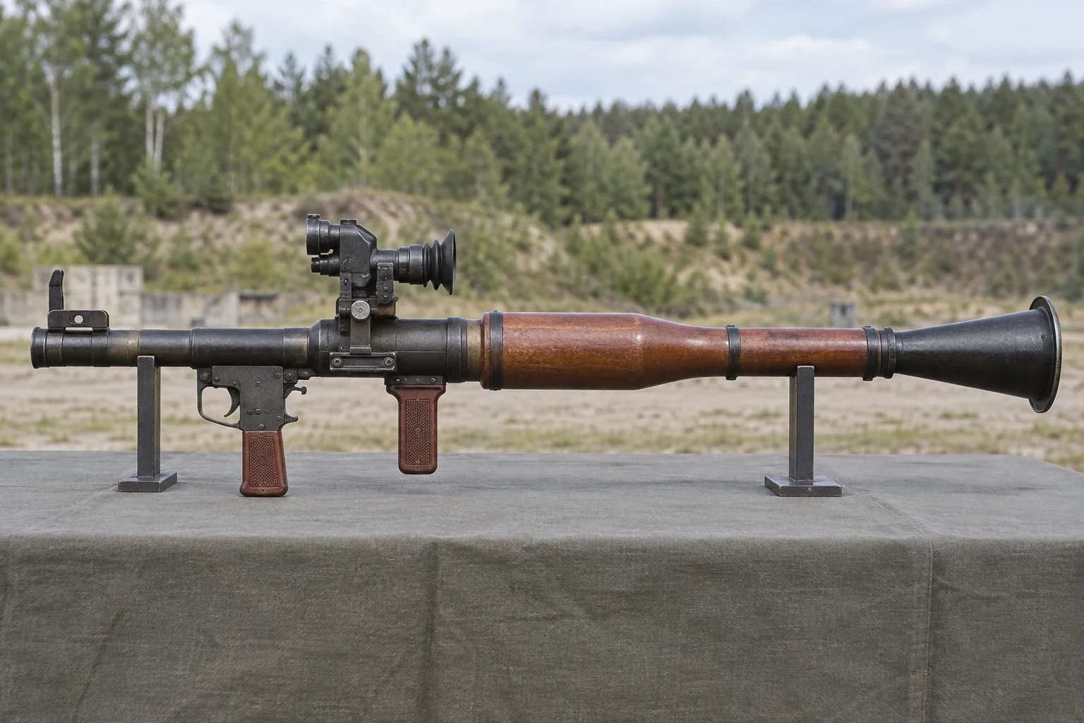 RPG-7V launcher (representative RPG-7-family example used in Transnistrian training)