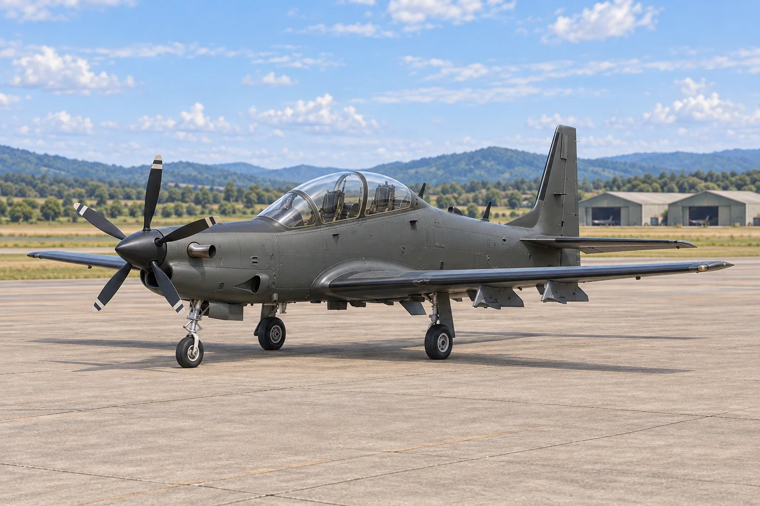 A-29B Super Tucano aircraft
