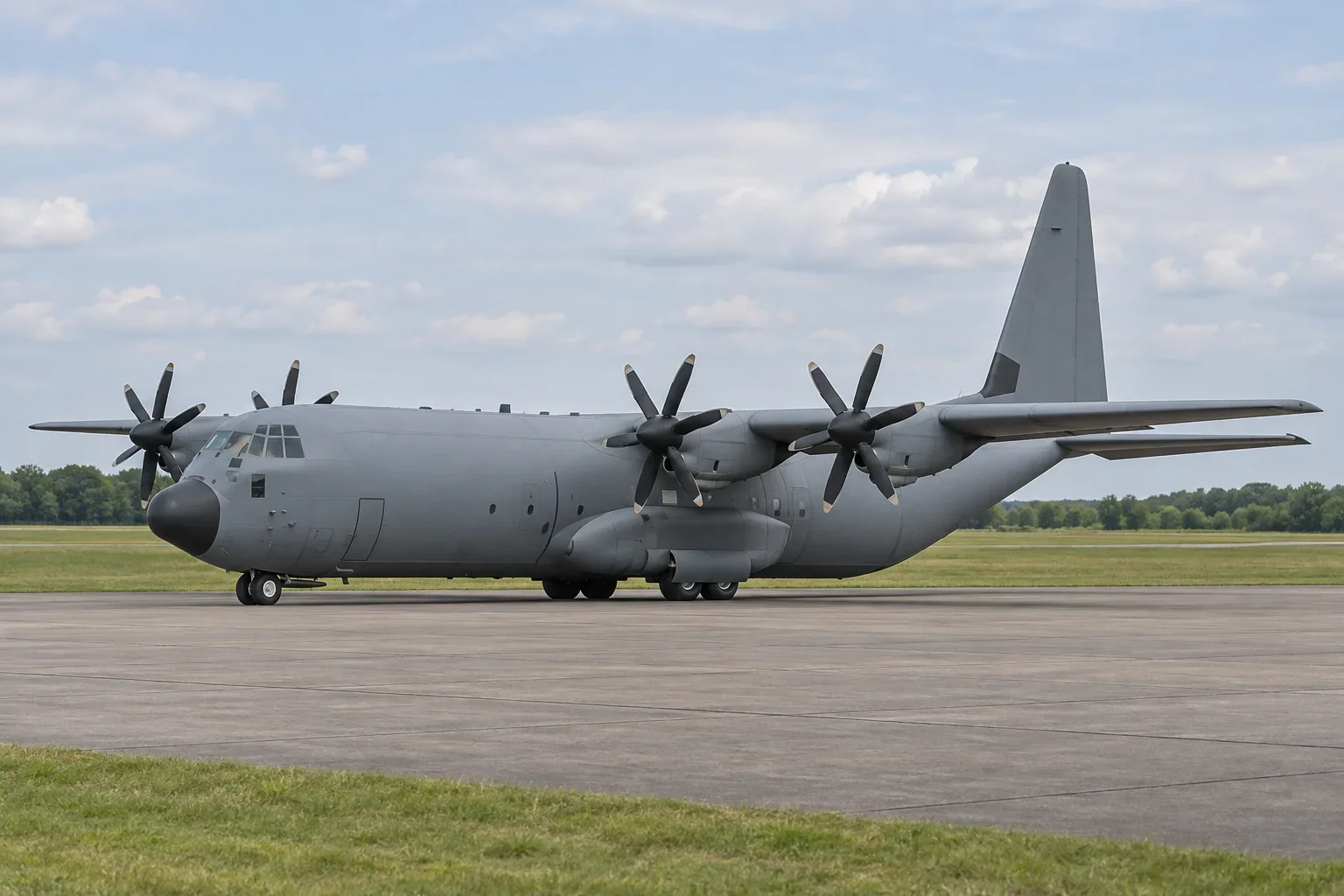C-130J-30 Super Hercules transport aircraft